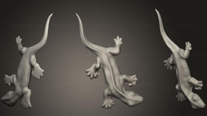 Статуэтки животных (Металл4, STKJ_2352) 3D модель для ЧПУ станка
